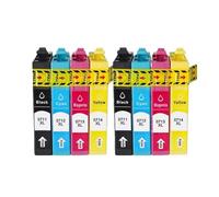 Cartuchos de Tinta compatibles con 20 Piezas para impresoras de inyección de Tinta Stylus SX110 SX105 SX115 SX200 SX205 SX209 SX210 T0711 T0712 T0713 T0714(2 Set)