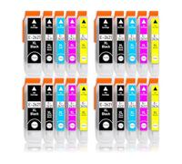 Cartuchos de tinta compatibles con Epson Expression Premium XP-510, XP-520, XP-600, XP-605, XP-610, XP-615, XP-620, XP-625, XP-700, XP-710, XP-720, XP-800, XP-810, XP-820 (20 unidades)