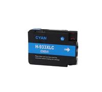 Cartuchos de Tinta compatibles de 4 Colores para impresoras HP932 933 para OfficeJet 6100 6600 6700 7110 7610 7510 7512(Cyan)