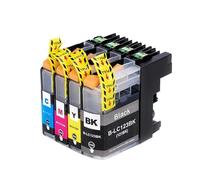 Cartuchos de Tinta compatibles para impresoras de la Serie LC123 XL, Incluidas J4410DW J4510DW J870DW J4710DW DCP J4110DW J132W J152W J552DW(1 Set)