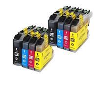 Cartuchos de Tinta compatibles para impresoras LC123 MFC J4410DW J4510DW J870DW DCP J4110DW J132W J152W J552DW LC123 XL(2SET)