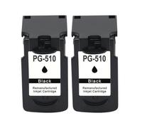 Cartuchos de Tinta compatibles para impresoras PG510 XL CL511 XL para impresoras MX320 MX330 MX340 MX350 MX410 MX420(2PCS Black)