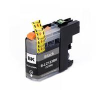 Cartuchos de Tinta compatibles para LC123 para MFC-J650DW MFC-J6720DW MFC-J6520DW DCP-J4110DW DCP-J132W(Black)