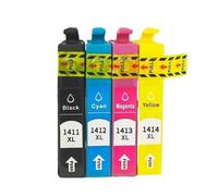 Cartuchos de Tinta compatibles para T1411 ME33 ME35 320 330 350 535 560W 570W 620F 960FWD WF7018 T1412 T1413 T1414