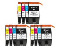 Cartuchos de Tinta de Rendimiento 15PK 903XL compatibles con alternativas de reemplazo de Impresora OfficeJet Pro 6950 6960 6970 6975