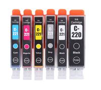 Cartuchos de tinta de repuesto para impresoras Canon, compatibles con PGI225CLI226. Juego de tinta de alto rendimiento con tinta de primera calidad
