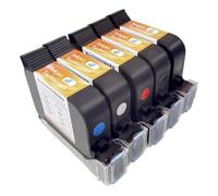 Cartuchos de Tinta de Secado rápido universales Baiyi de 42 ml compatibles con impresoras de inyección de Tinta TIJ(Green)