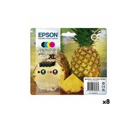 Cartuchos de tinta - Epson - XP-2200 WF-2910DWF - 604XL - Negro/Cian/Magenta/Amarillo - Paquete de 8