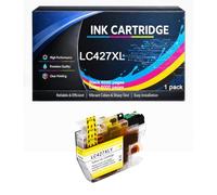 Cartuchos de Tinta LC427XL compatibles con Brother LC 427XL 427 LC427XL | para impresoras MFC-J5955DW, MFC-J6955DW, MFC-J6957DW, MFC-J6959DW y HL-J6010DW,Yellow-1pack