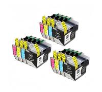 Cartuchos de Tinta LC462 y LC462XL (1 a 3 Juegos), compatibles con Brother MFC-J2340DW, MFC-J3540DW y MFC-J3940DW impresoras(LC462XL 3set)