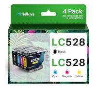 Cartuchos de Tinta LC528 compatibles con Brother LC528VAL LC528. Recambio para Brother MFC-J6760DW, MFC-J6960DW, MFC-J6975DW y MFC-J6977DW