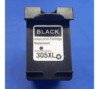 Cartuchos de tinta negra 305 XL de repuesto de alto rendimiento para HP Envy 6000 6020 6032 Pro 6430 6420 DeskJet 2700 2710 2720 Plus 4100 4130 4120 (negro)