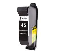 Cartuchos de Tinta Negros compatibles para impresoras DeskJet 45 78 Modelos 1220C 3820 3822 6122 6127 930C 932C 940C 950C(1PCS Black)