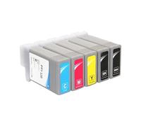 Cartuchos de Tinta PFI-120 PFI-121 compatibles con Canon TM250 TM255 | TM350 TM355, Tinta pigmentada, 130ML/Cartucho(1Set)