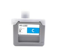 Cartuchos de Tinta PFI-1300 compatibles con Canon PRO-4000S PRO-6000S | PRO-2000 PRO-4000 PRO-6000 PRO-6100 PRO-6100S, Tinta pigmentada, 330ML/Cartucho(CY)