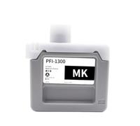 Cartuchos de Tinta PFI-1300 compatibles con Canon PRO-4000S PRO-6000S | PRO-2000 PRO-4000 PRO-6000 PRO-6100 PRO-6100S, Tinta pigmentada, 330ML/Cartucho(MBK)