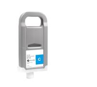 Cartuchos de Tinta PFI-3700 compatibles con Canon PRO-2600 PRO-4600 | PRO-6600 GP-4600S GP-6600S, PFI-2700, Tinta pigmentada, 700ML/Cartucho(C)