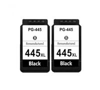 Cartuchos de Tinta PG445 CL446 compatibles con Series Que Incluyen MX494 MG2440 MG2540 MG2940 IP2840 MG2545 TS3140 MG3040 TR4540 445XL 446XL(2PACK BK)
