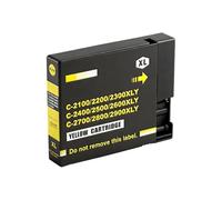 Cartuchos de Tinta PGI-2500XL PGI-2500 compatibles con Canon MAXIFY MB5150 | MB5350 MB5450 IB4050 IB4150 MB5050, Capacidad XL(Yellow)