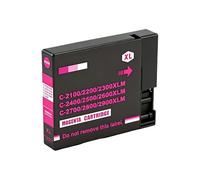 Cartuchos de Tinta PGI-2500XL PGI-2500 compatibles con Canon MAXIFY MB5150 | MB5350 MB5450 IB4050 IB4150 MB5050, Capacidad XL(Magenta)