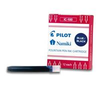 Cartuchos de tinta Pilot Namiki, para rellenar bolígrafos sin tapa, color azul noche