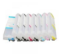 Cartuchos de Tinta Recargables 280ml 8PCS compatibles con 70 Compatible with Z2100 Z5200 DesignJet FA sin Chip