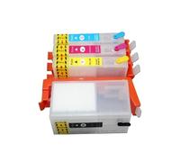 Cartuchos de Tinta Recargables 4-Pack, Compatible con HP, 920 920XL | Officejet 6000 6500 6500A 7000 7500 7500A, chip ARC, BK C M Y