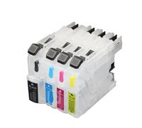 Cartuchos de Tinta Recargables 4 Uds compatibles con impresoras DCP-J4120DW MFC J4420DW J4620DW J4625DW J5320DW J5620DW J5625DW J5720DW