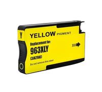 Cartuchos de Tinta remanufacturados compatibles para Impresora de inyección de Tinta HP963XL HP963 OfficeJet 9010 9020 9015 9016(1PCS Yellow)