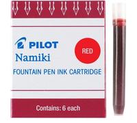Cartuchos de tinta roja para plumas estilográficas Pilot Namiki IC50
