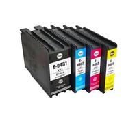 Cartuchos de Tinta T04B compatibles con Epson WF-C8190 WF-C8690 WF-C8610 | Tinta pigmentada, chip incluido.(1set)