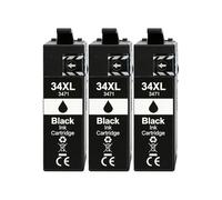 Cartuchos de Tinta T3471 T3472 T3473 T3474 34XL compatibles con Epson | WF-3720 WF-3725 WF-3720DWF WF-3725DWF(3black)