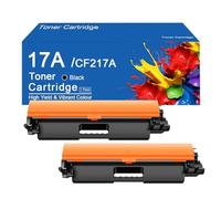 Cartuchos de tóner 17A de Repuesto para tóner HP 17A CF217A para impresoras HP LaserJet Pro M102w, 102a, M130a, 130nw, 130fn y 130fw.,17A -2Pack