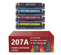 Cartuchos de tóner 207A 207X MFP M283fdw compatibles con HP LaserJet Pro MFP M283FDW M283FDN M255DW M282NW M255NW W2210A W2210X,Set-with Chip