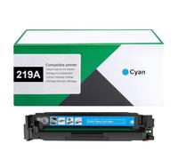 Cartuchos De Tóner 219A De Alto Rendimiento para Impresoras HP 219A W2190A W2191A W2192A W2193A para Impresoras HP Color Laserjet Pro 3202dn 3202dng Pro 3202dw MFP 3302fdn 3302fdw,Cyan-1 Set