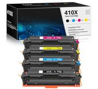 Cartuchos de tóner 410X Color Laser Jet Pro M452 MFP M377 M477 series compatibles con HP 410X 410A, 4 unidades para HP410X para Color Pro M452dw M452nw MFP M477fnw M477fdw M477fdn M45222nw dn M37 7 dw