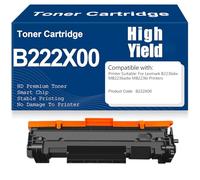 Cartuchos de tóner compatibles con B222X00 (B2236dw) Negro Tóner para Lexmark Impresoras B2236dw, MB2236adw, MB2236i con Chip Alto Rendimiento,B222X00-1PC