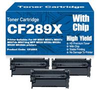Cartuchos de tóner compatibles con Chip CF289X de Alto Rendimiento y Alta Capacidad para HP M507 M507x M507n M507dn M507dng MFP M528 M528z M528c M528f M528dn Impresoras,CF289X-3PC