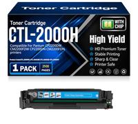 Cartuchos de tóner compatibles CTL 2000H CTL 2000HK CTL 2000HM CTL 2000HC CTL 2000HY para Pantum CP2200DW CM2200FDW CP2200DN CM2200FDN Impresoras con Chip Alto Rendimiento