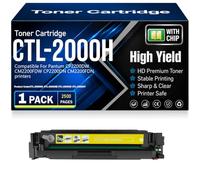 Cartuchos de tóner compatibles CTL 2000H CTL 2000HK CTL 2000HM CTL 2000HC CTL 2000HY para Pantum CP2200DW CM2200FDW CP2200DN CM2200FDN Impresoras con Chip Alto Rendimiento