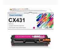 Cartuchos De Tóner Compatibles CX431 20N10HK0 20N10HC0 20N10HM0 20N10HY0 De Alto Rendimiento (sin Chip) 4500 Páginas para Impresoras Lexmark CS331DW CS431DW CX331ADWE CX431ADW,Magenta-1 Pack