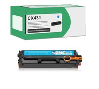 Cartuchos De Tóner Compatibles CX431 20N10HK0 20N10HC0 20N10HM0 20N10HY0 Rendimiento Estándar De 4500 Páginas Reemplazo para Impresoras Lexmark CS331DW CS431DW CX331ADWE CX431ADW,Cyan-1 Pack