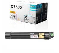 Cartuchos De Tóner Compatibles De Alto Rendimiento para C7500 106R01436 106R01437 106R01438 106R01439 Funcionan con Impresoras Xerox Phaser C7500,Black-1 Set