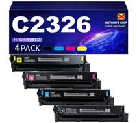 Cartuchos de tóner compatibles de Alto Rendimiento para impresoras para Lexmark C2326 y XC2326, Alto Rendimiento (5500/6000 páginas), sin Chip