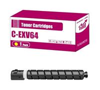 Cartuchos de tóner compatibles GPR-66 C-EXV64: Negro, 40 000 páginas; Color, 18 000 páginas Cada uno; para impresoras multifunción C3922i, C3925i, C3926i y C3930i.(Yellow,Extra High Yield)