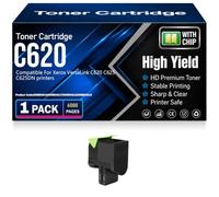 Cartuchos de tóner compatibles para C620 C625 006R04616 006R04617 006R04618 006R04619 Tóner para Xerox VersaLink C620 C625 C625DN Impresoras con Chip Alto Rendimiento