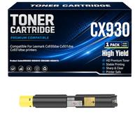 Cartuchos de tóner compatibles para CX930 85D0HK0 85D0HCO 85D0HMO 85D0HY0 para Lexmark Impresoras CX930DSE CX931DSE y CX931DTSE con Chip Alto Rendimiento