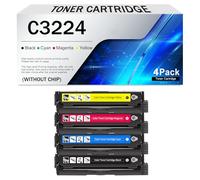 Cartuchos de tóner compatibles para impresoras de las series Lexmark C3224, C3326, MC3224 MC3326 C3224dw C3326dw C3426dw MC3224adwe MC3224dwe MC3224i MC3326adwe MC3326i (sin ch(Size:1Pack,Color:1 Set)