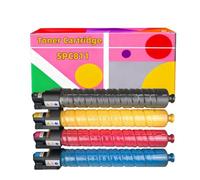 Cartuchos de tóner compatibles para Ricoh Aficio SP C810 y SP C811dn Negro 20 000 páginas Color (Cian, Magenta, Amarillo) 15 000 páginas(CMYK Set)