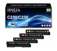 Cartuchos De Tóner Compatibles para Xerox C230 C235 Impresora, Alto Rendimiento 006R04391 006R04392 006R04393 006R04394 Reemplazo De Cartucho De Tóner,4 Colors-1 Pack